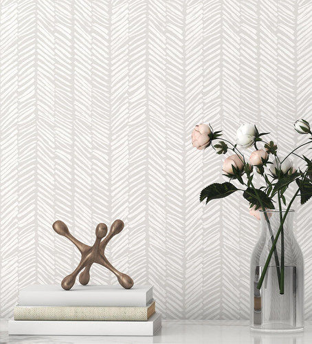 Striped wallpaper peel and - striped,