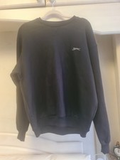 Slazenger Black Sweatshirt – Size L – Unworn – Soft Fleece Inside