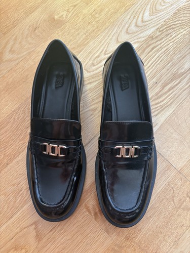 Zara women black - zara, loafers