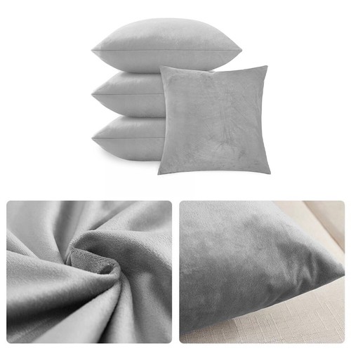 Pcs grey velvet - pcs, cushion