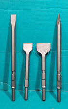 4pc Breaker chisel set flat