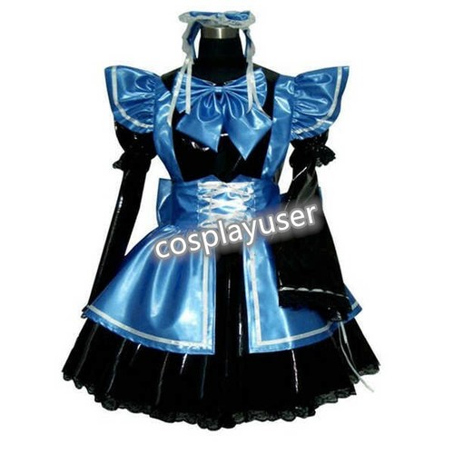 Sexy sissy maid pvc lockable - sissy,