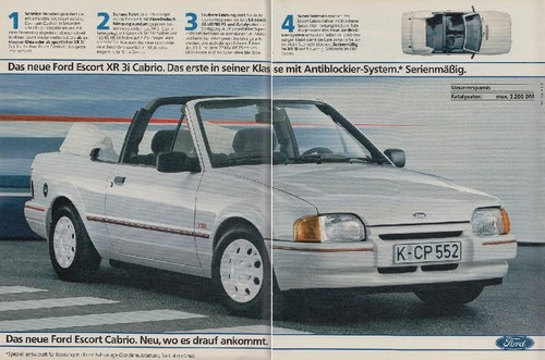 1986 ford escort xr3i - 1986,