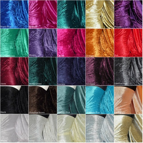 Crushed velvet fabric premium - crushed,