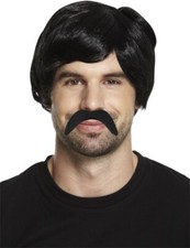 Pablo Escobar Style Black Wig