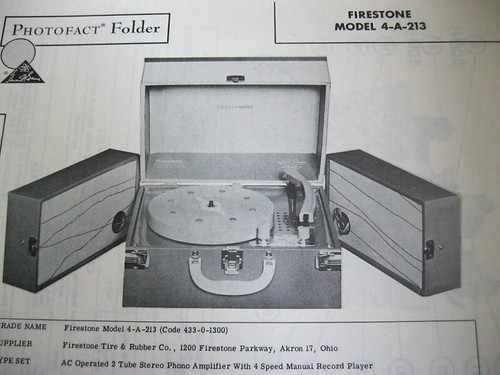 Firestone 213 phonograph - firestone, 4-a-213