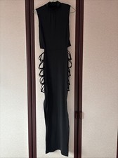 Sexy Daring Cutout Long Black