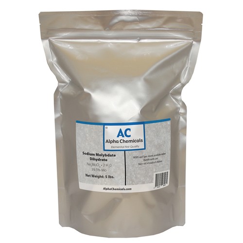 Pounds sodium molybdate - molybdate,