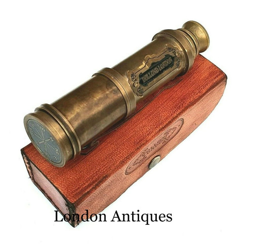 Brass antique pirate - antique, telescope