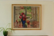 Original swedish oil canvas - original, on