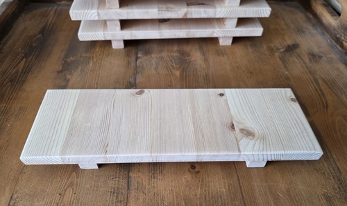 Solid wooden riser countertop - solid,