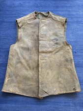 WW2 Leather Jerkin Size No 1 December 1942 Schneiders Camouflaged Broad Arrow