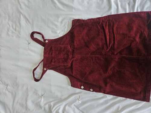 Cord dungaree dress bright - dungaree,