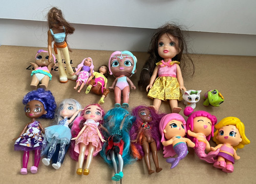 Mixed bundle fashion dolls - mixed,