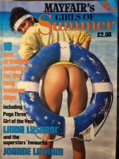 vintage Mayfair magazine girls of the summer linda lusardi