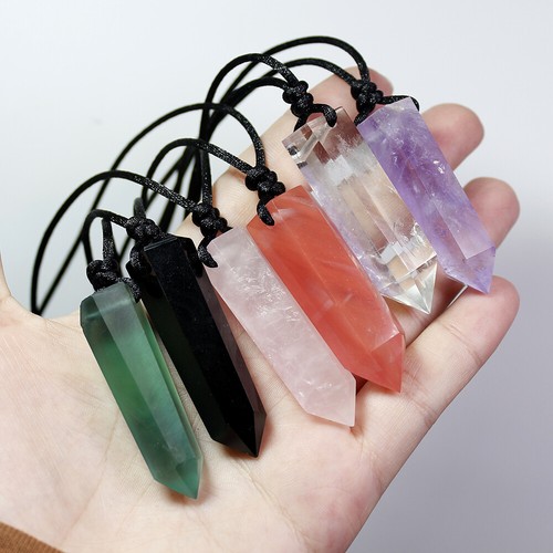 Hexagonal natural crystal - natural,