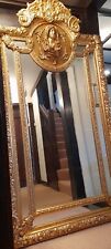 Large Gold Antique Style French Regency Rococo Ornate Gilded Mirror 7ft