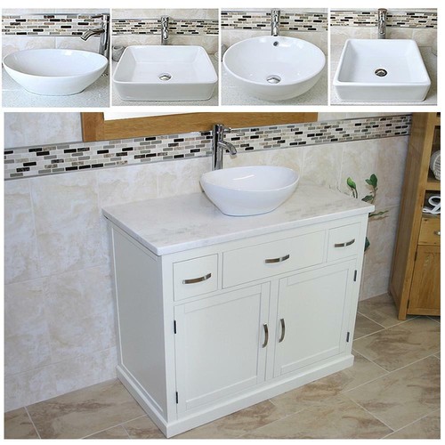 Bathroom vanity unit white - bathroom,