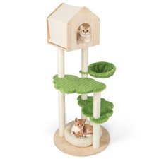 Wooden Cat Tree 139 cm Tall
