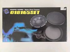 Woofer & Mylar car loudspeakers dome tweeter set