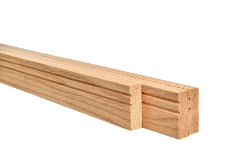 Solid oak architrave set 1x3 - solid,