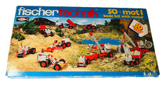 Toy Creative Fischer Technik 50 + Mot 1 Basic Kit with Motor Vintage ra