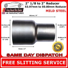 54mm to 50mm Mild Steel