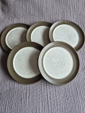 5 x  Denby Chevron Side Plates