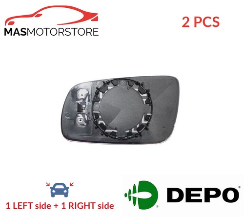 Rear view mirror glass pair - rear,