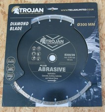 Dimond:- Disc Cutter Blade:- Boxed New And Unopened Trojan 300/20 Plus Abrasive