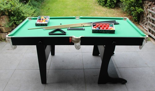 Riley 6ft folding snooker - 6ft,
