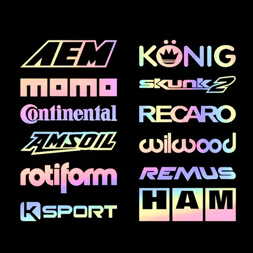 Racing sticker sheet - sticker,