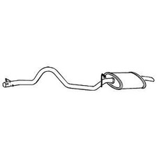 Tail pipe with back - pipe, box