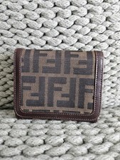 Preowned Fendi Zucca Trifold