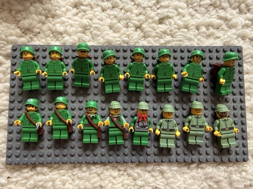 Lego soldier minifigures with - lego,