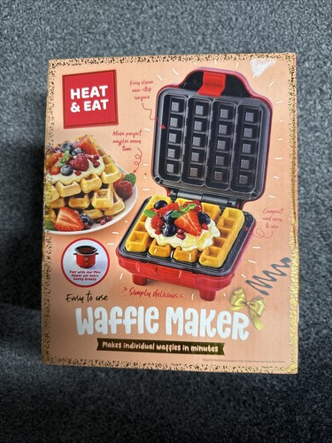 Heat eat waffle - eat, –