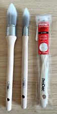 AXUS SASH BRUSHES (13 & 21) & PRODEC 1/2" PAINT BRUSH SET