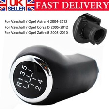 For Vauxhall Astra H Mk5 Corsa D Zafira B 5 Speed Gear Stick Shift Knob Manual