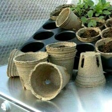 100 jiffy nursery plant pots - jiffy,