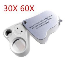 Double 30X 60X Jewelers  Loupe