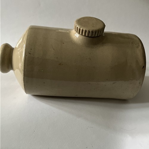 Antique stoneware bed warmer - antique,