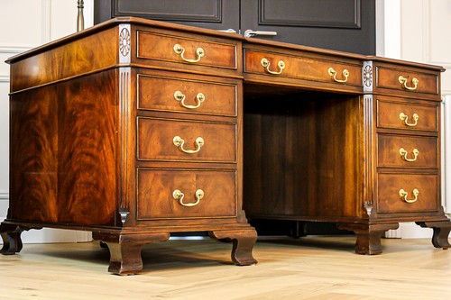 Large antique solid mahogany - large,