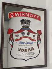 Mirror Smirnoff Vodka Pub Bar