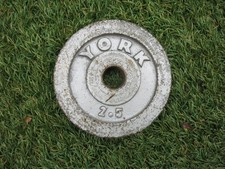 York 2.5KG Cast Iron 1" Weight Plate Square edge