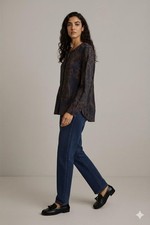 Humanoid button-down blouse