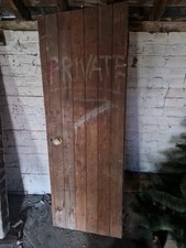 RECLAIMED LEDGE & BRACE DOOR INCLUDING HARDWARE 