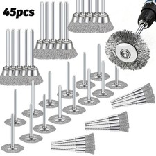 45 x Wire Cup Mix Brush Set