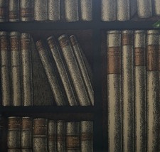 Cole & Son Fornasetti Collection Ex Libris Wallpaper Colour Stone Linen -NEW
