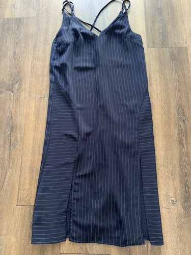 Topshop navy blue pinstripe - navy,