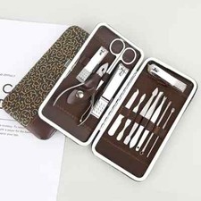 12pcs Nail Care Kit Cutter Set Clippers Manicure Pedicure Cuticle Tool Gifts Set